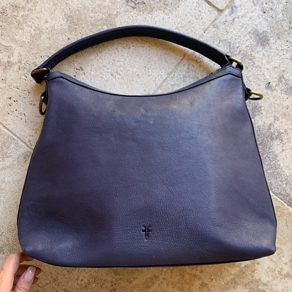 Frye Navy Blue Leather Purse